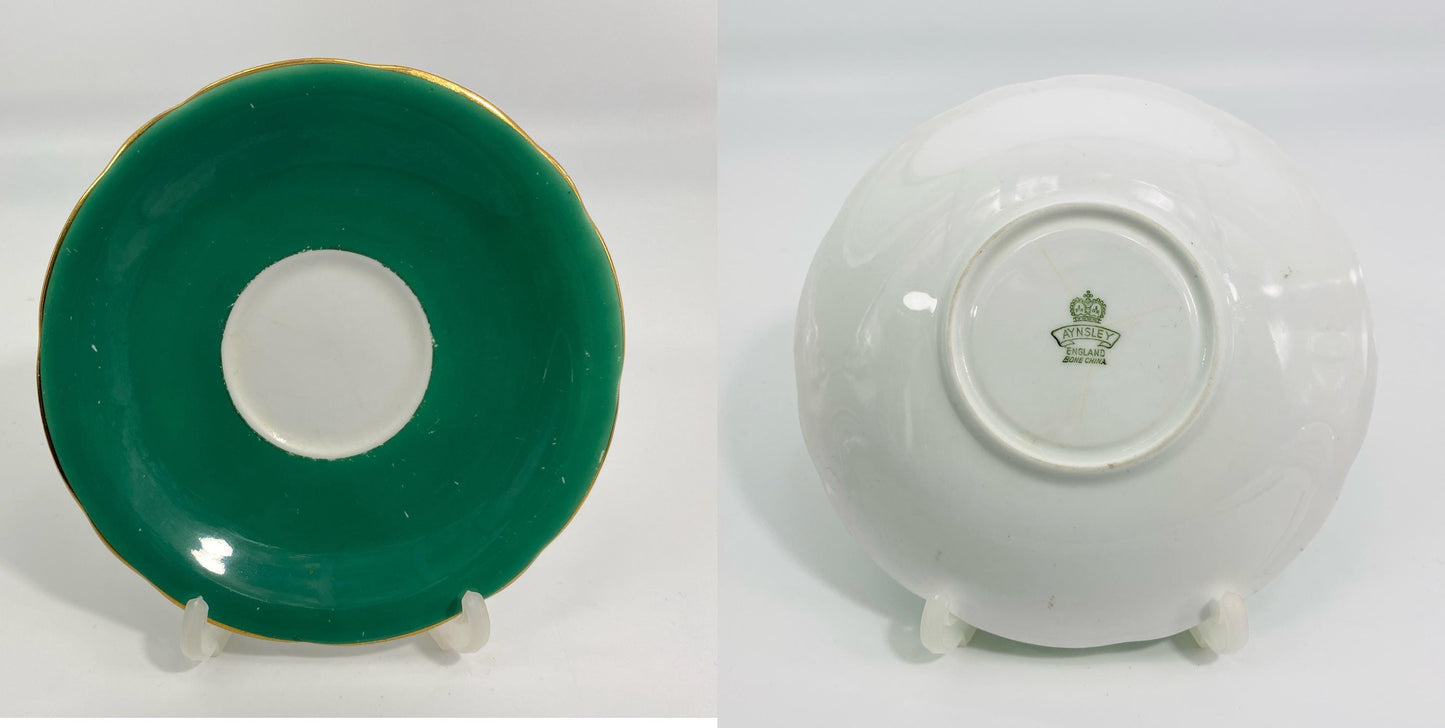 Vintage Orphaned Saucers from Aynsley, Coalport, pick your design