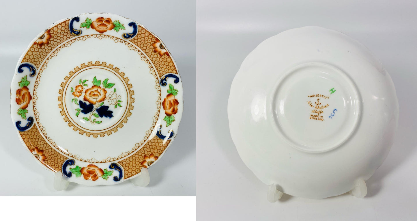 Vintage orphaned saucers from Foley, Rosina, Minton, Mikasa etc for bridal showers, replacement, tea parties etc...