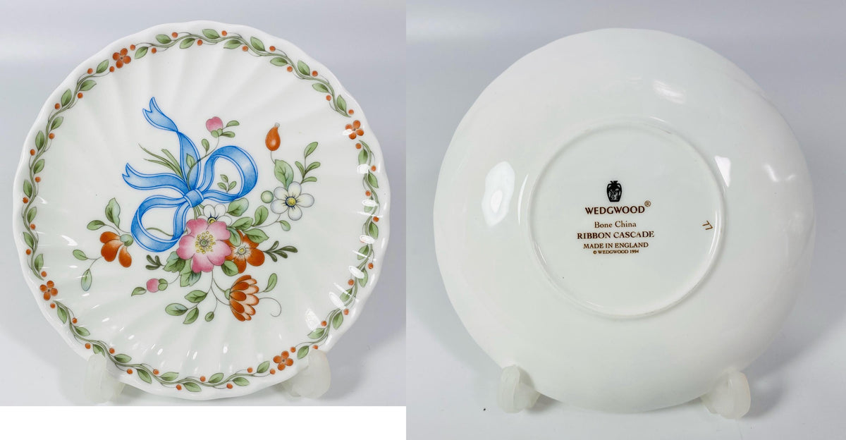 Vintage orphan Saucers wedgwood, Crown Derby, Haviland, Limoges etc for bridal showers, tea parties