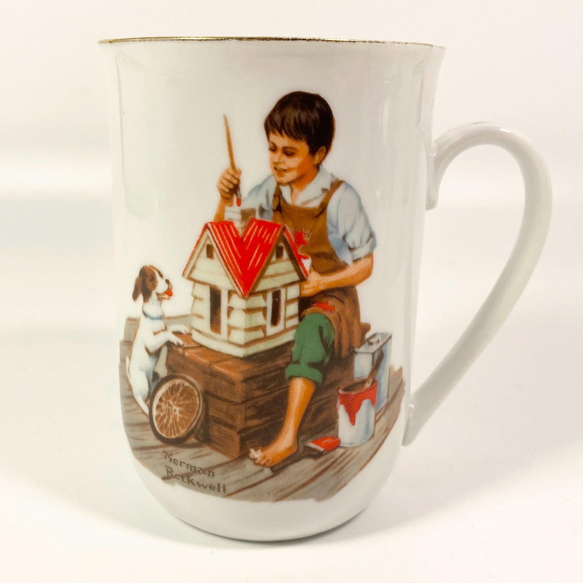 Set of 3 Vintage Norman Rockwell coffee mugs