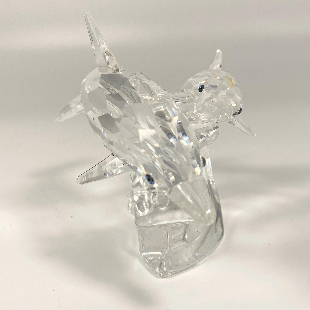 Swarovski Crystal Figurine SCS Dolphins Mother and Baby 1990 with Box & CoA