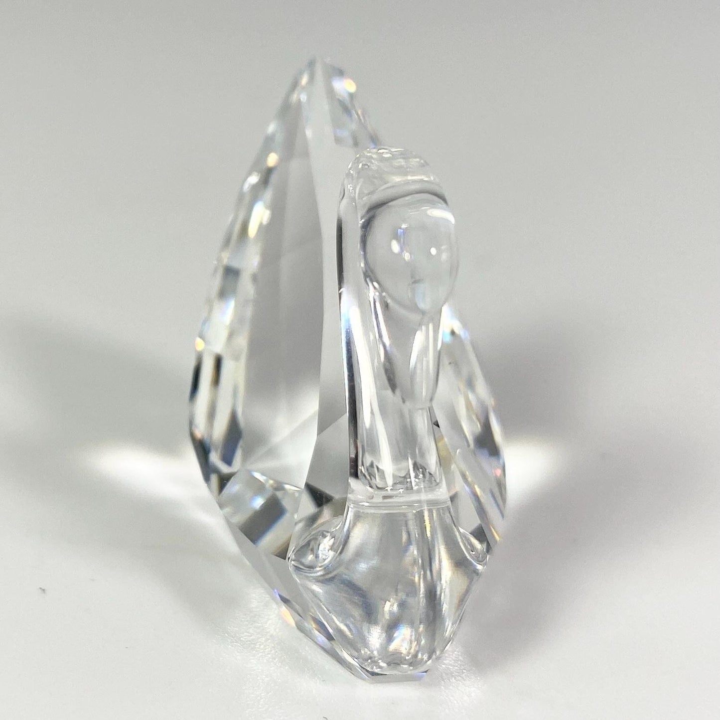 Swarovski SCS Gift Small Mini Swan Crystal Figurine 1.5" Retired with box