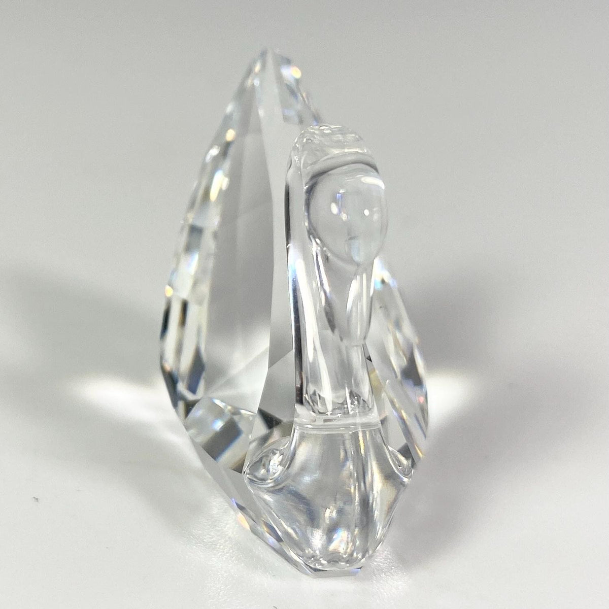 Swarovski SCS Gift Small Mini Swan Crystal Figurine 1.5" Retired with box
