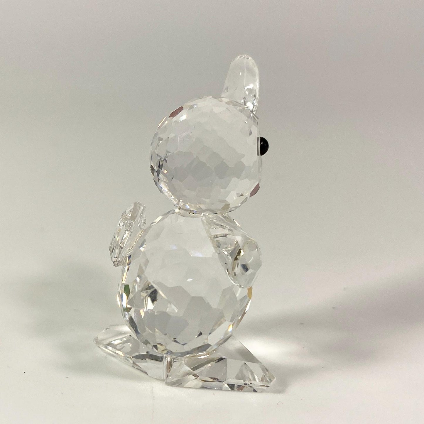 Swarovski Crystal Quacking Duck silver crystal Bird Mint Box Retired