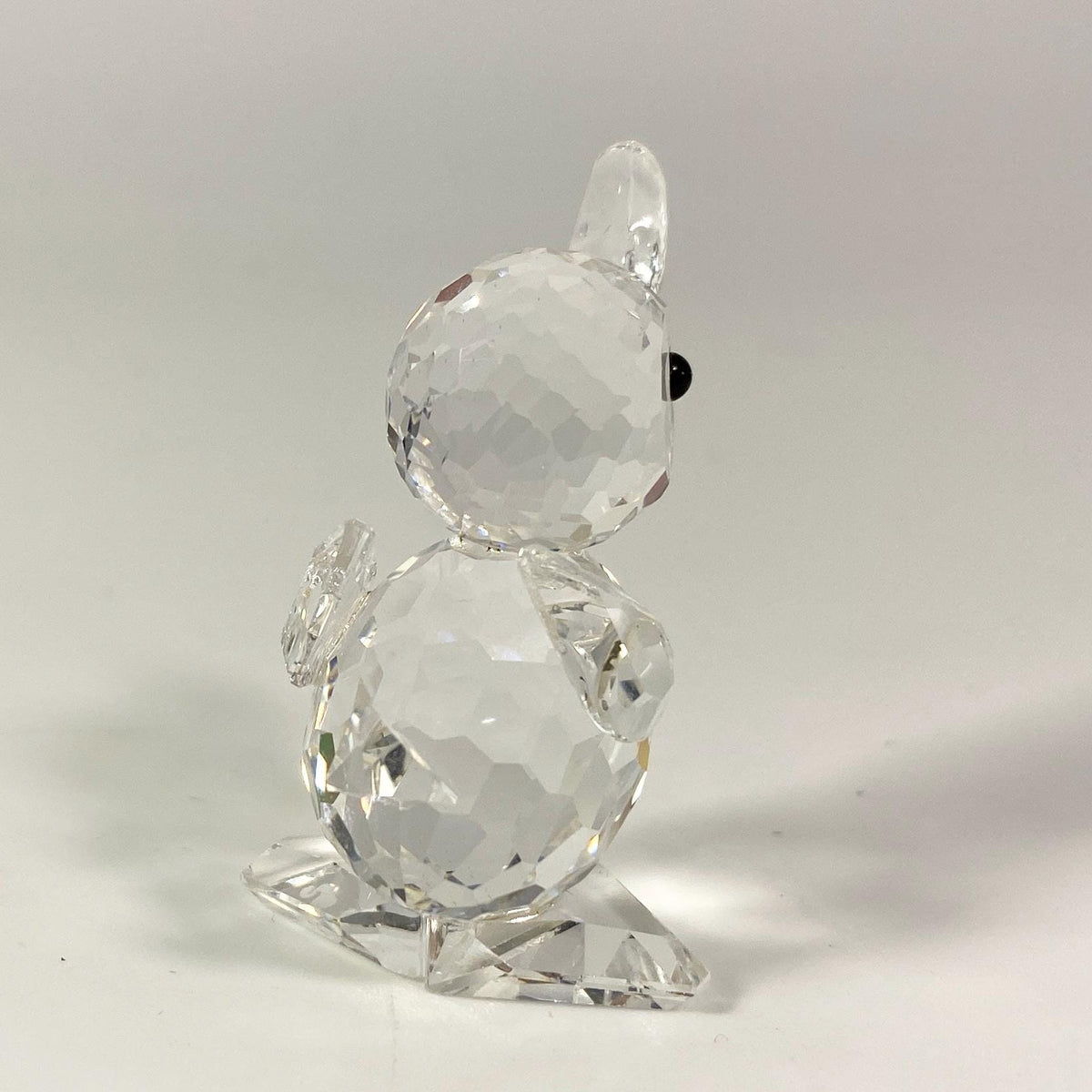 Swarovski Crystal Quacking Duck silver crystal Bird Mint Box Retired
