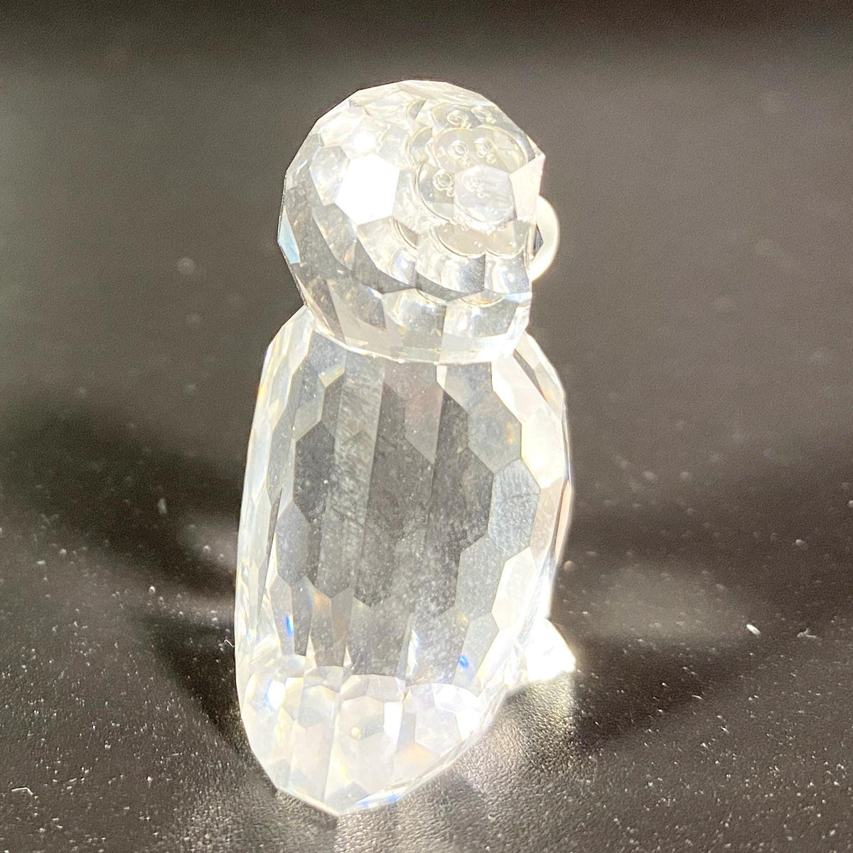 RARE !! Swarovski Silver Crystal Owlet Owl 1.5" Figurine w Box + COA