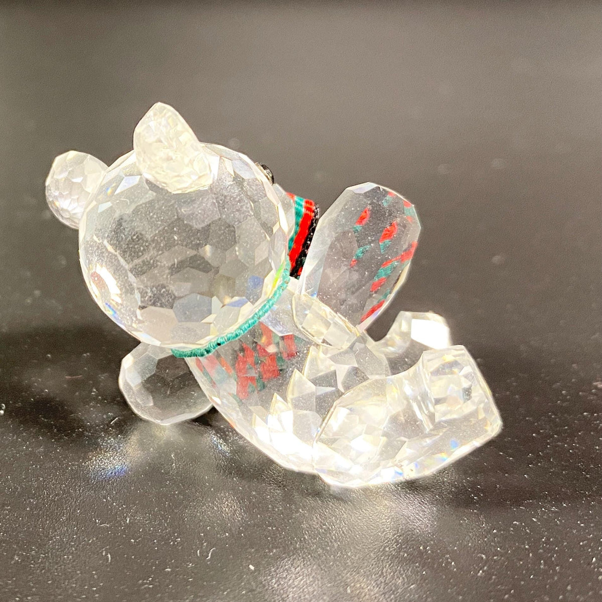 Swarovski Crystal "Kris" reclining bear - no. 7637 "When We Were Young" RETIRED