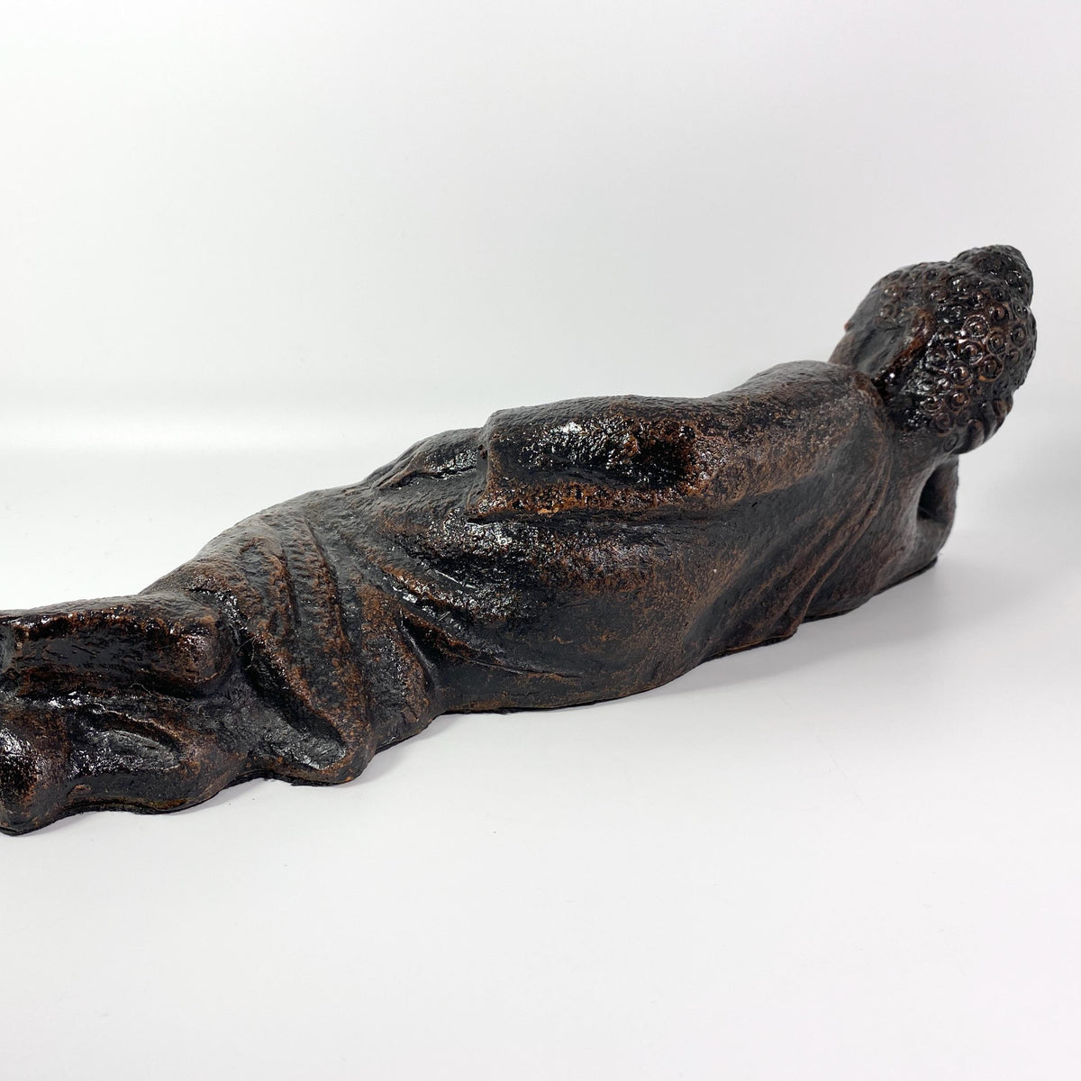 Resting Buddha Reclining Bronze Sculpture-Indonesia