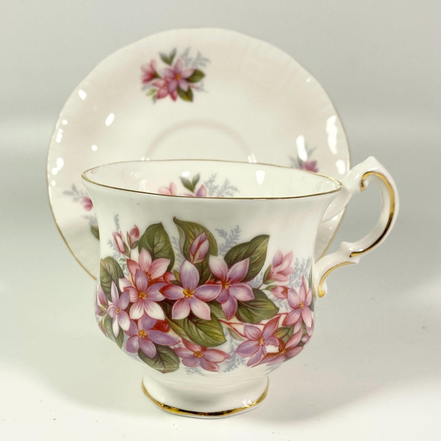 Rare !! PARAGON MAYFLOWER Tea Cup & Saucer Bone China made in England