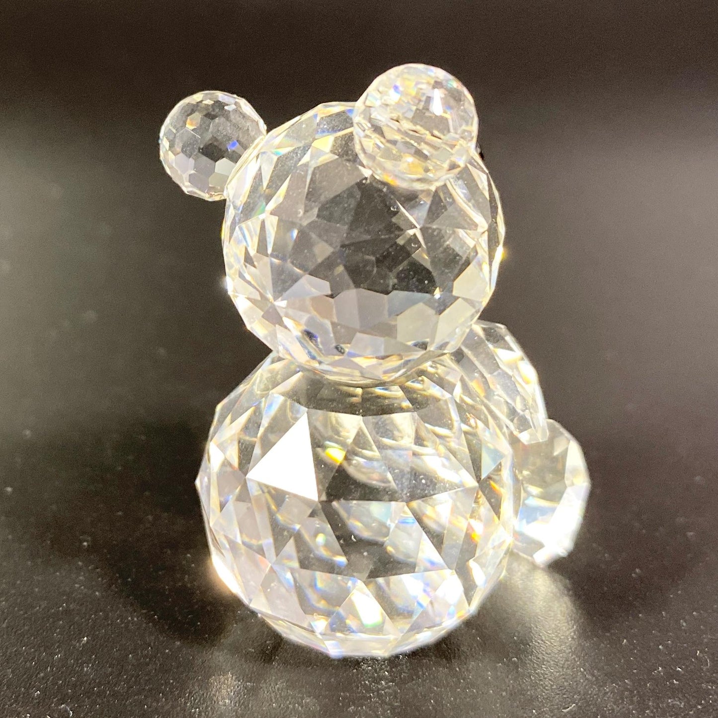 Swarovski Crystal Teddy Bear Figurine w/ Box & Certificate – Silver Crystal