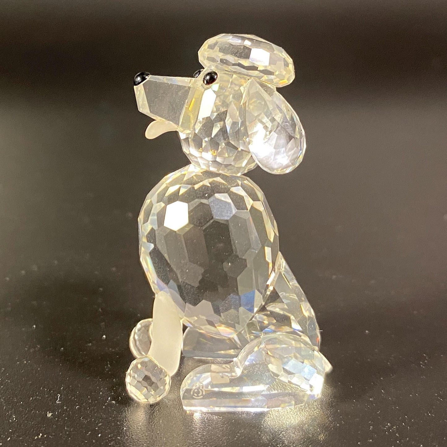 Swarovski 2 Inches Crystal Figurine Poodle Sitting 181317 original box