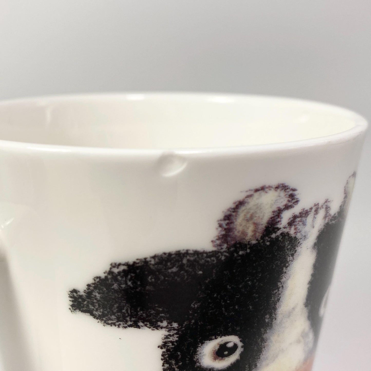 Set of 2 Vintage Roy Kirkham English Moo cow & Cat Walk Coffee Cup England