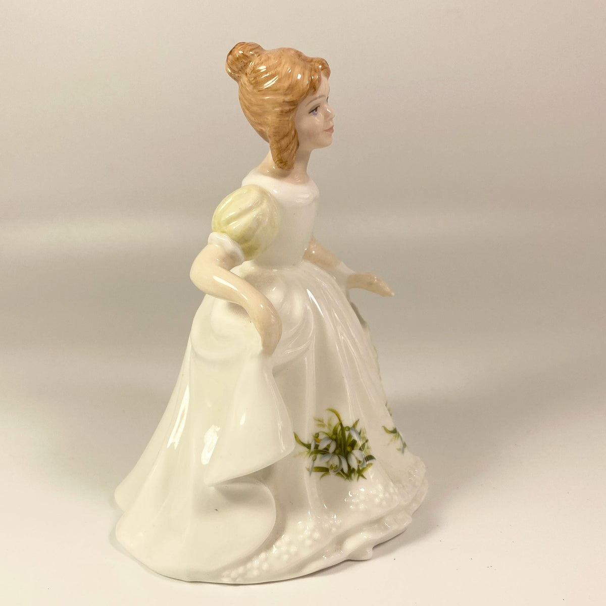 Royal Doulton HN 3330 Figure of the Month January Porcelain Figurine Signed