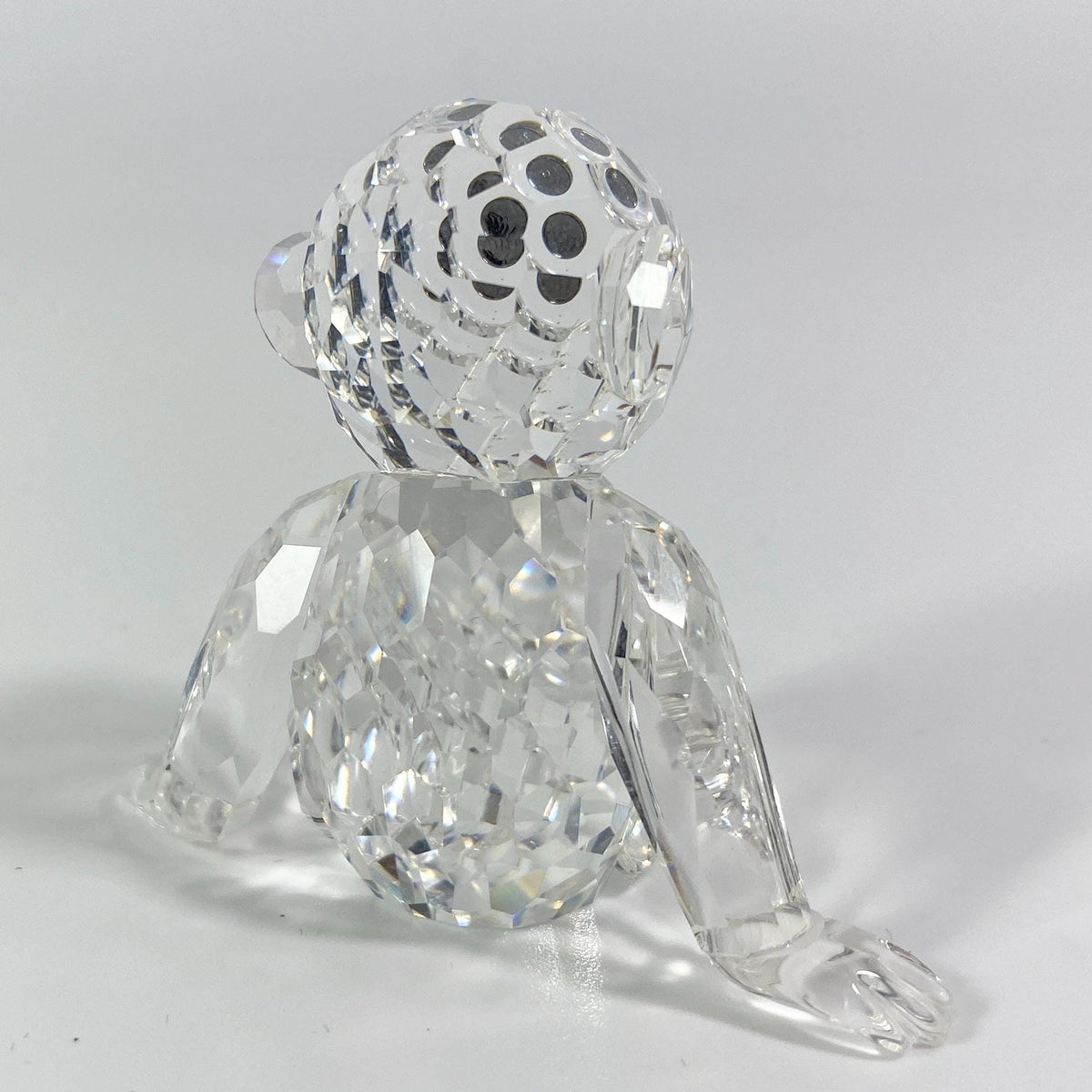 Swarovski Silver Crystal baby Gorilla Figurine w/ Box – Retired Vintage