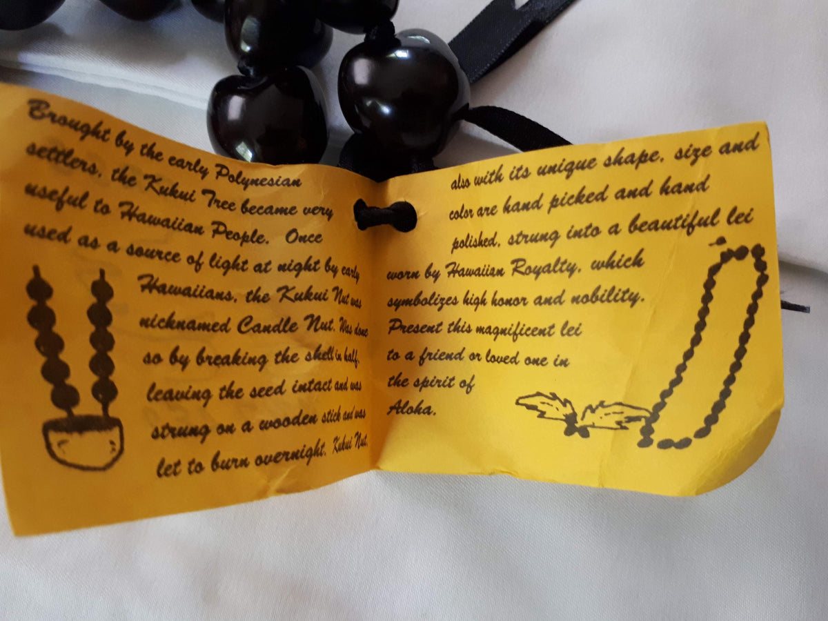 Set of 4 Authentic Kukui nut garlands necklances
