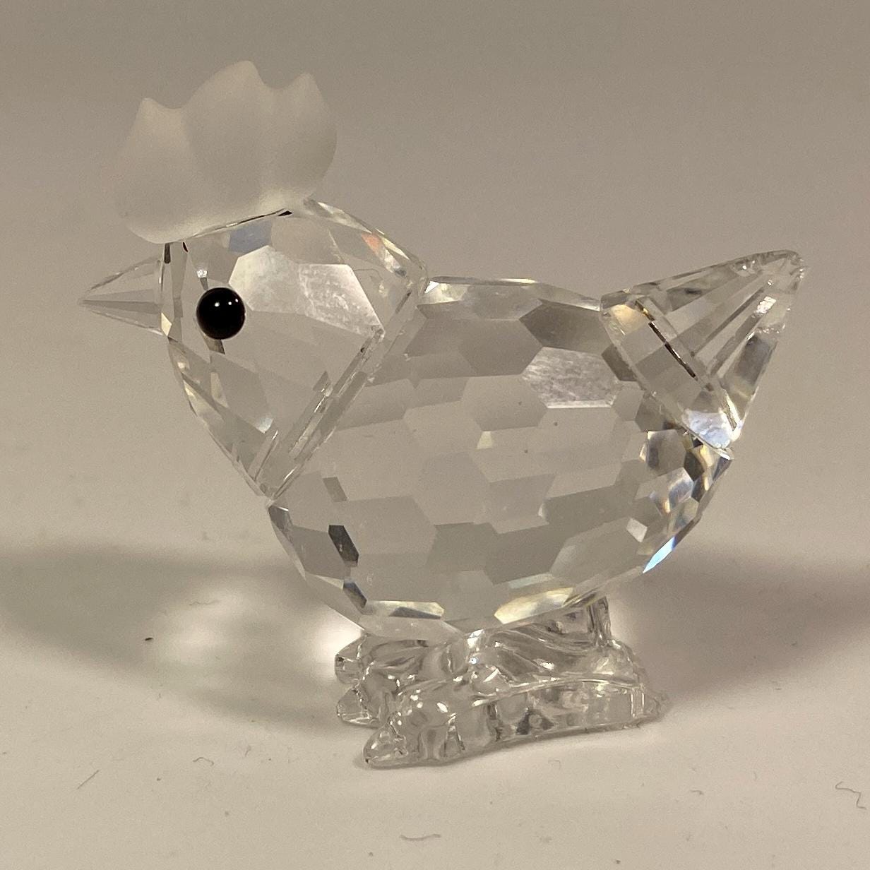 Swarovski Mint Crystal Figurine Mini Hen Original Box And COA