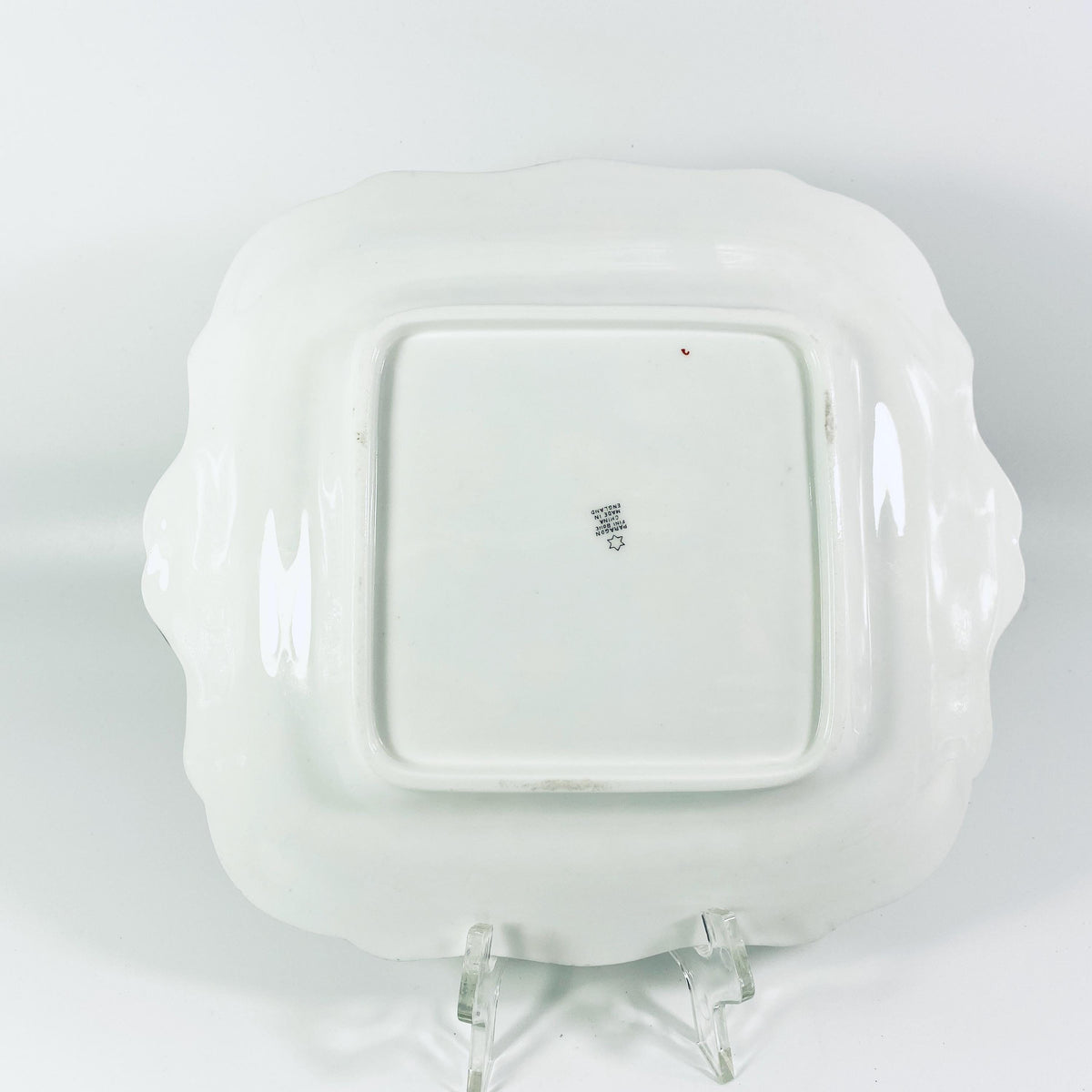 1923-1933 Paragon Springtime square Plate Fine Bone China England -Vintage