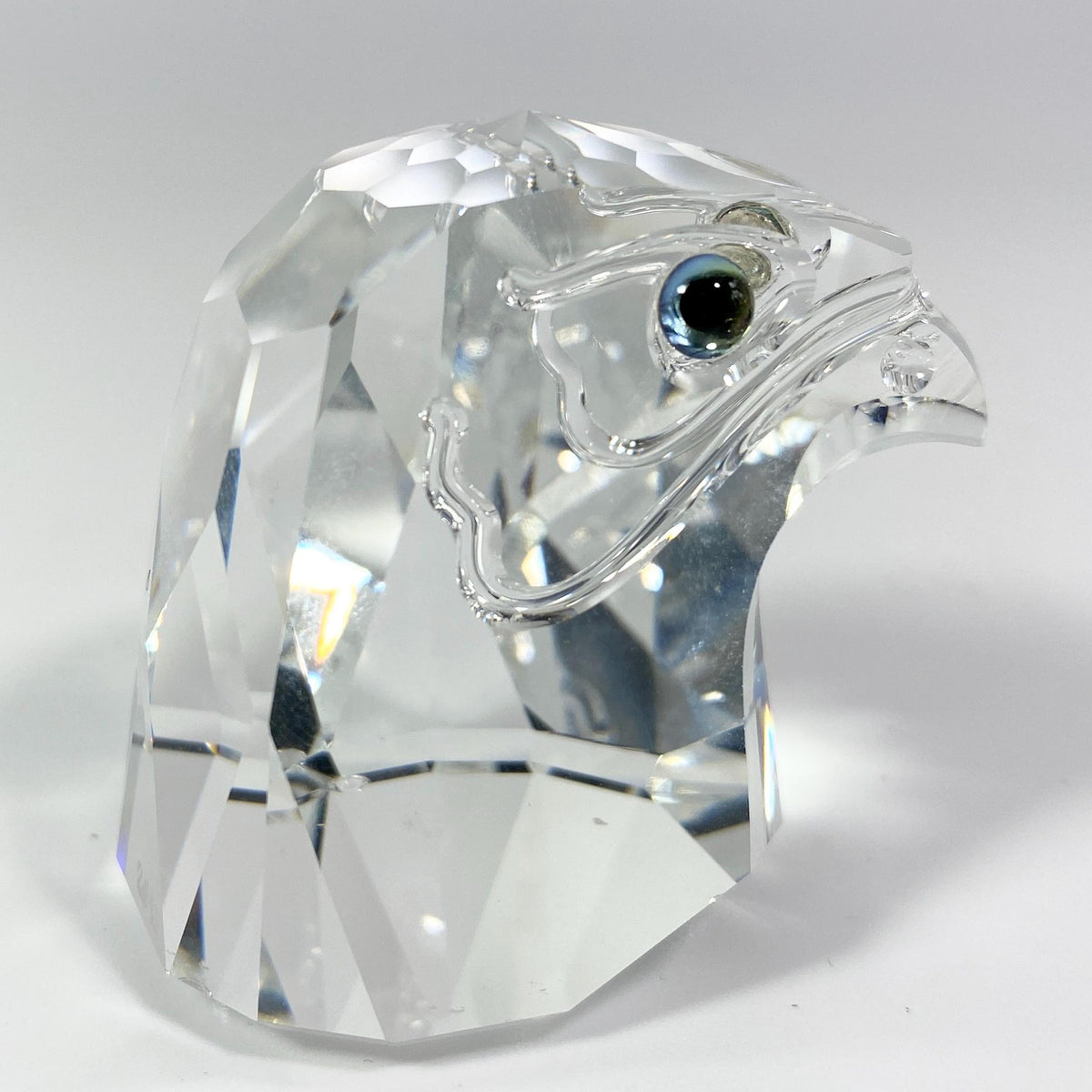 Swarovski Silver Crystal Large 2.5 inches Owl Woodland Friends With Box & COA