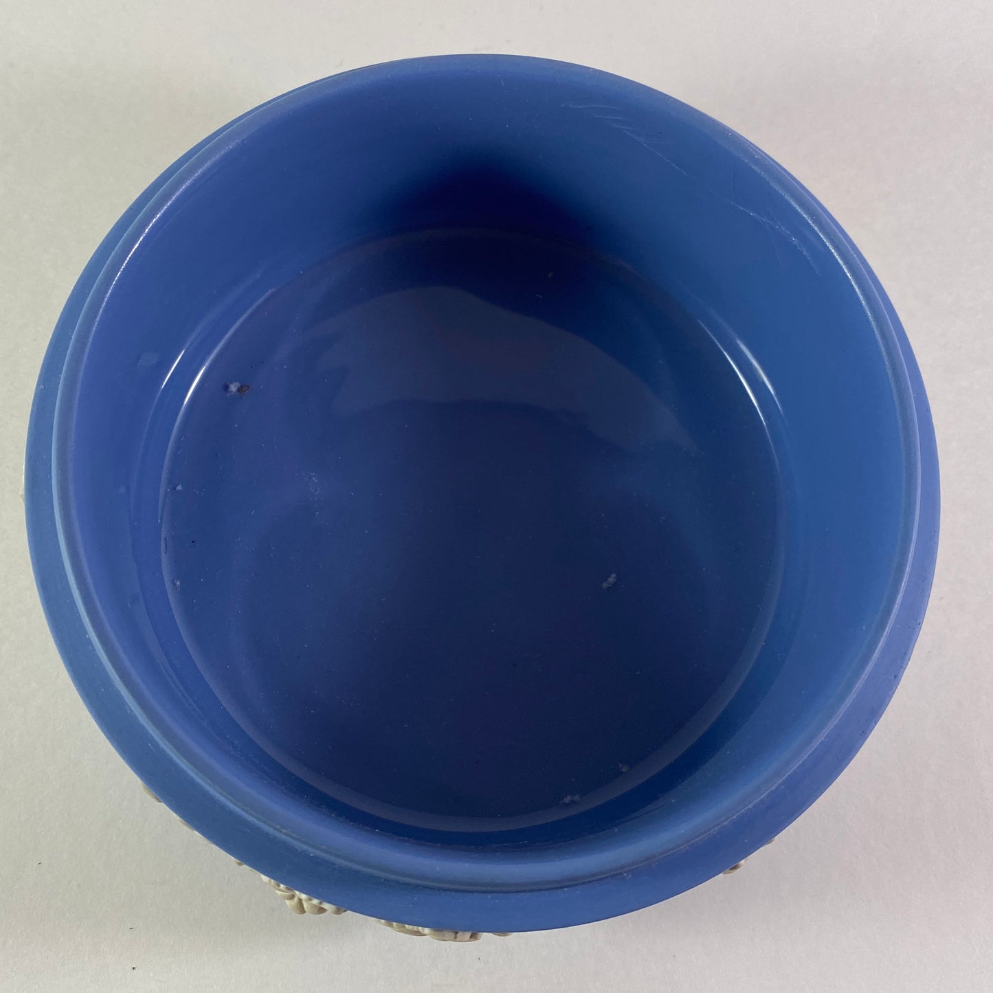 Large Wedgwood jasperware blue lidded trinket box