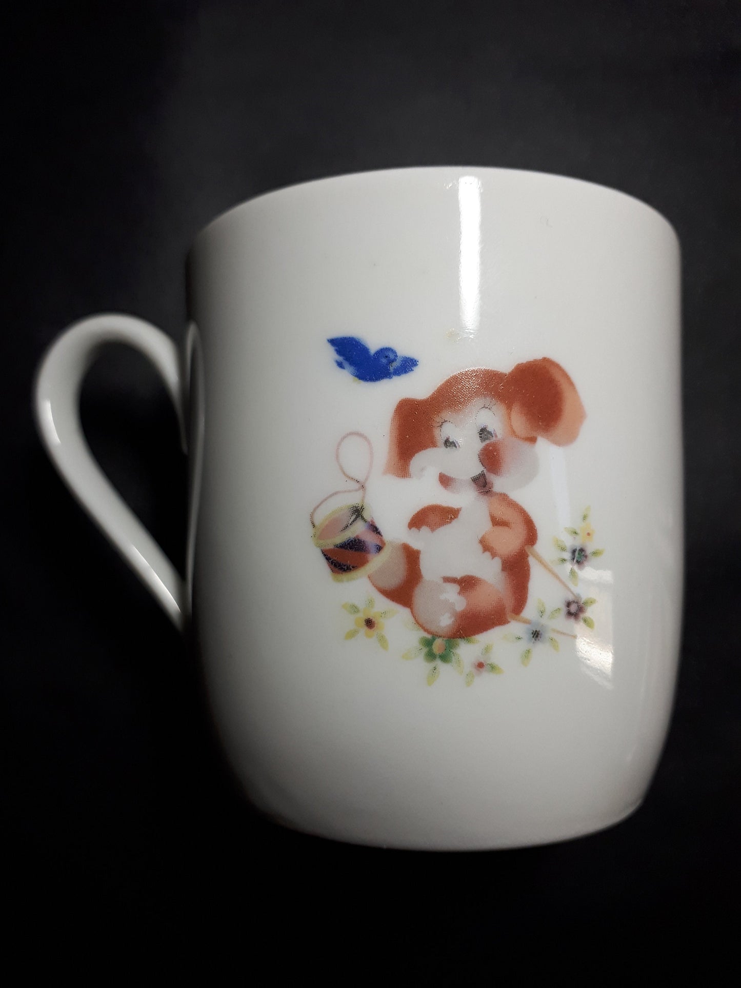 Bareuther Waldsassen Bavaria Germany Vintage baby animals mug #133