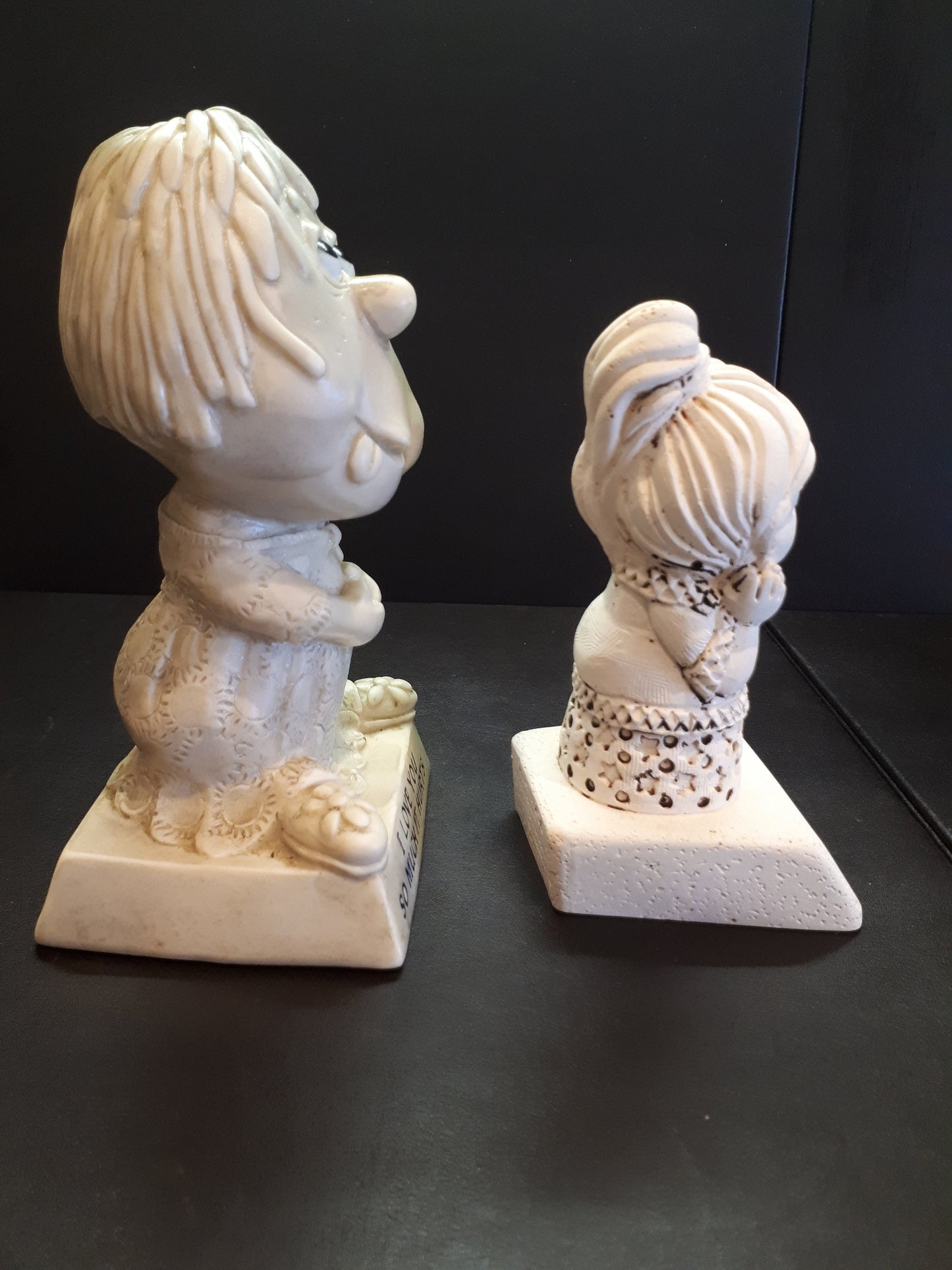 Vintage Russ Berrie and company, Paula figurines for Valentine's day gift