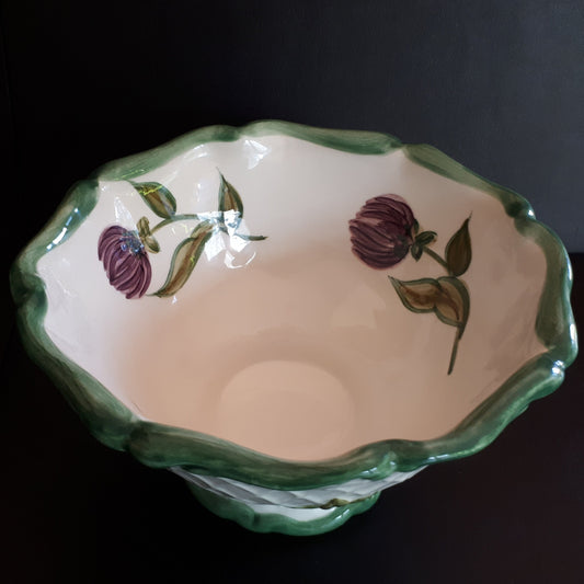 Vintage Charter Club Wildflower Bowl, Home Decor