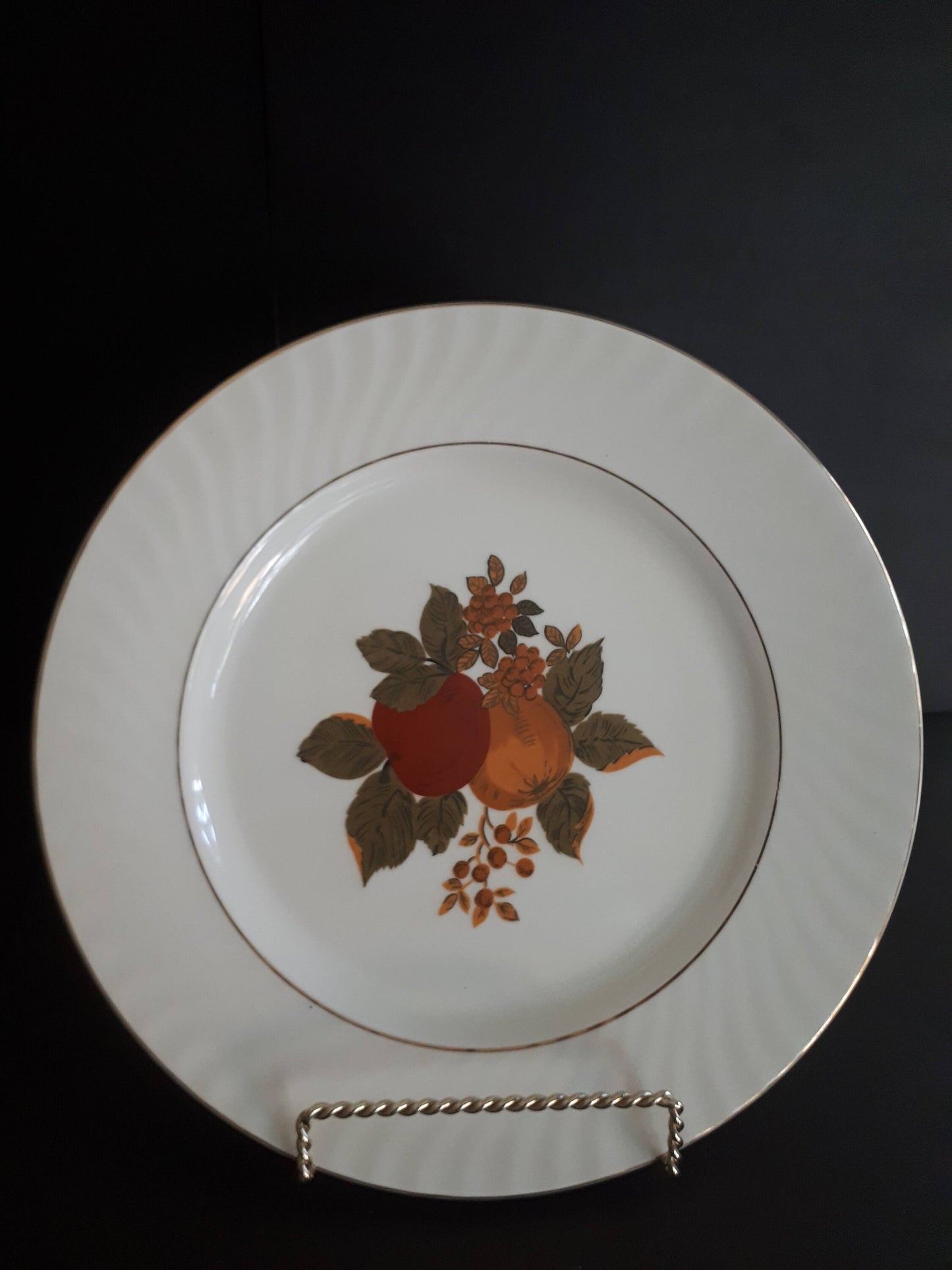 Set of 2 Enoch Wedgwood Tunstall Ltd English Harvest 10 " Dinner Plates