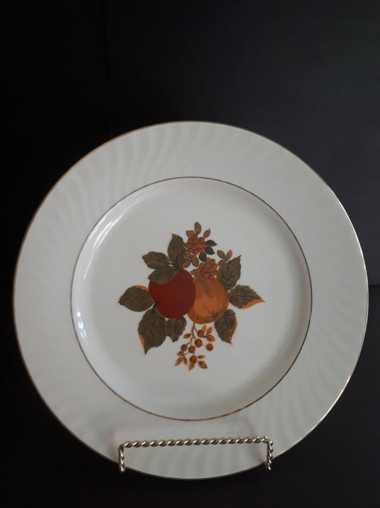 Set of 2 Enoch Wedgwood Tunstall Ltd English Harvest 10 " Dinner Plates