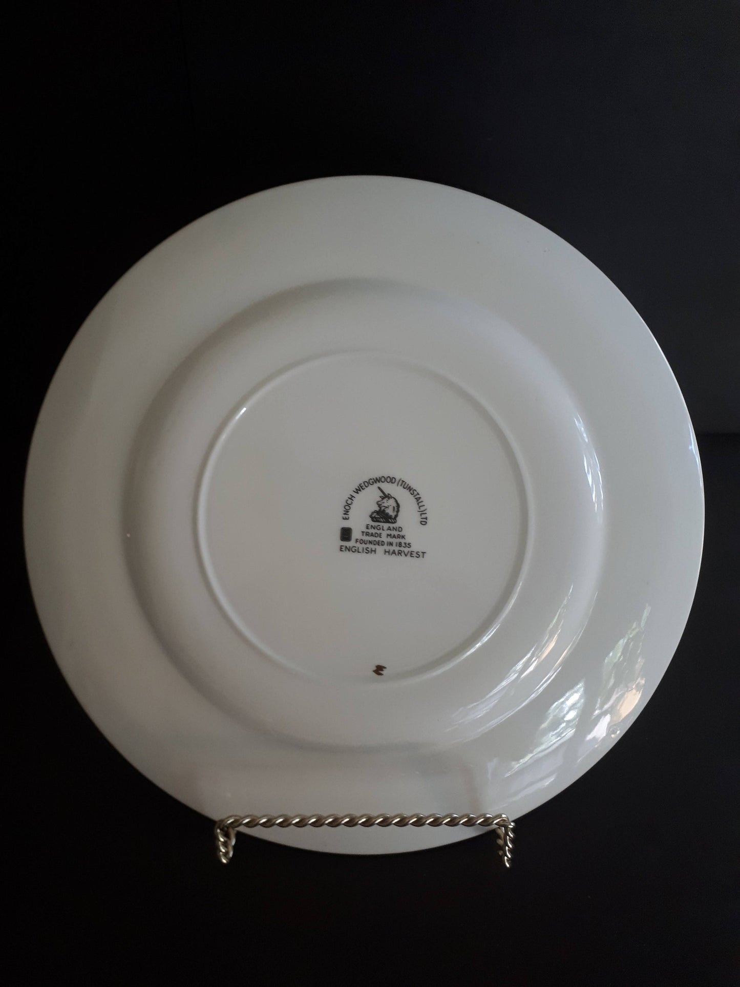Set of 2 Enoch Wedgwood Tunstall Ltd English Harvest 10 " Dinner Plates