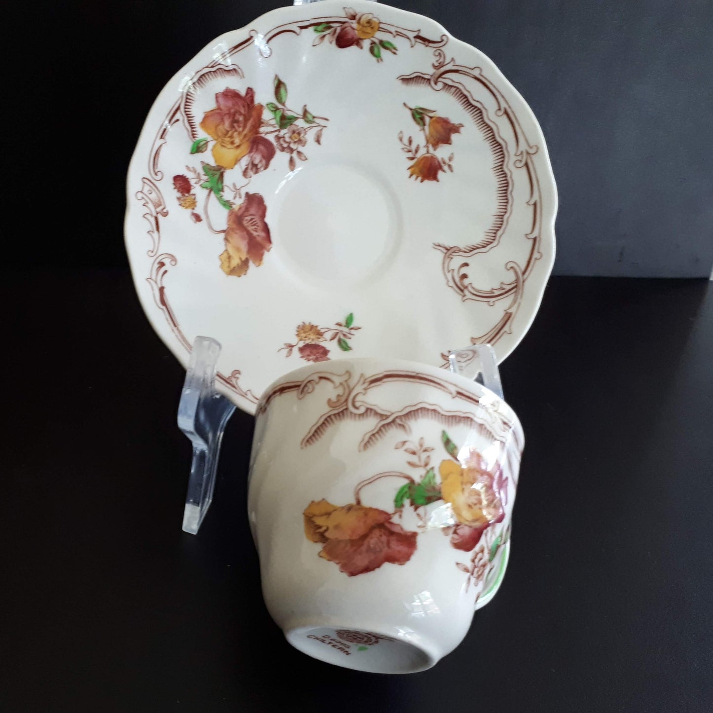 Vintage Royal Doulton Chiltern Pattern beautiful Demitasse cup and saucer