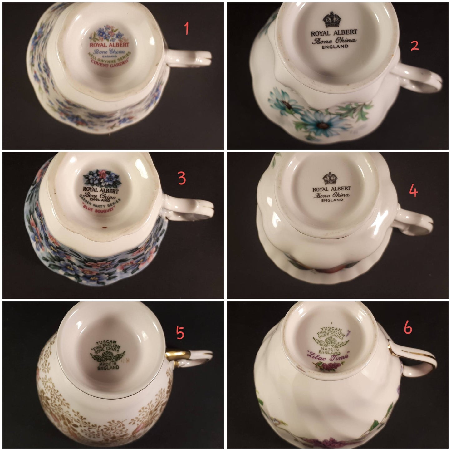 Royal Albert & Tuscan orphan teacup fine bone china