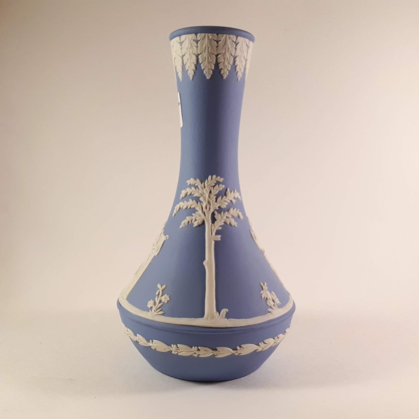 Extremely RARE Limited Edition Wedgwood Blue Jasperware 7.5 " bud vase