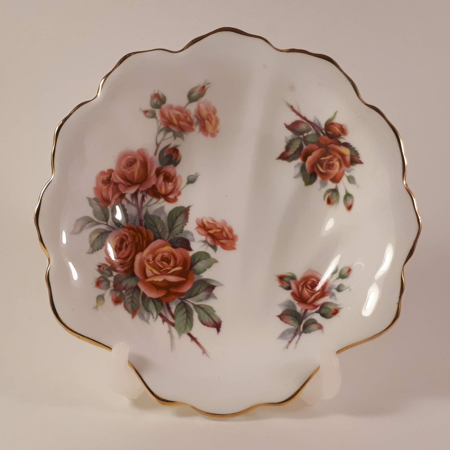 RARE!!  set of 2 Royal Albert pin dish & mini flower vase