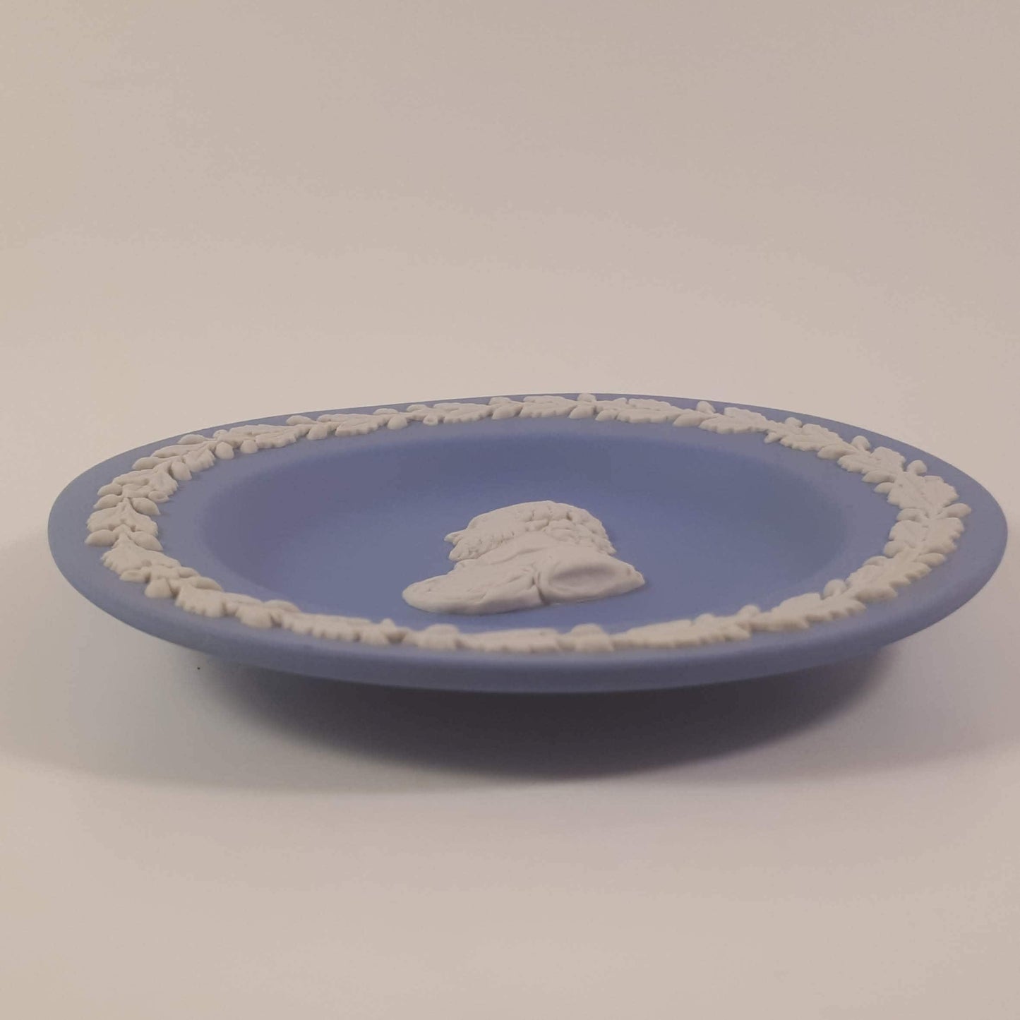 Wedgwood Blue Jasper William Shakespeare Small Plate Vintage