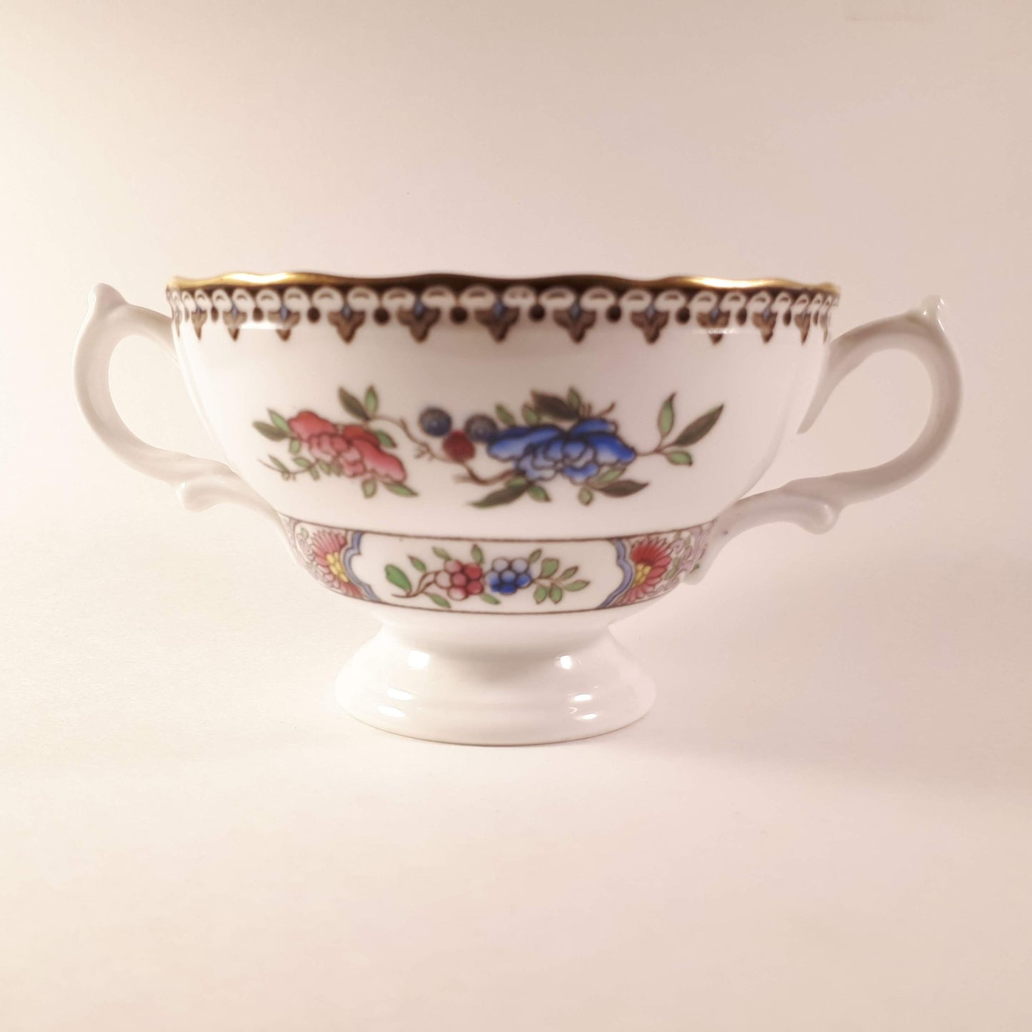 RARE Spode Copeland double handled fine bone china orphaned teacup