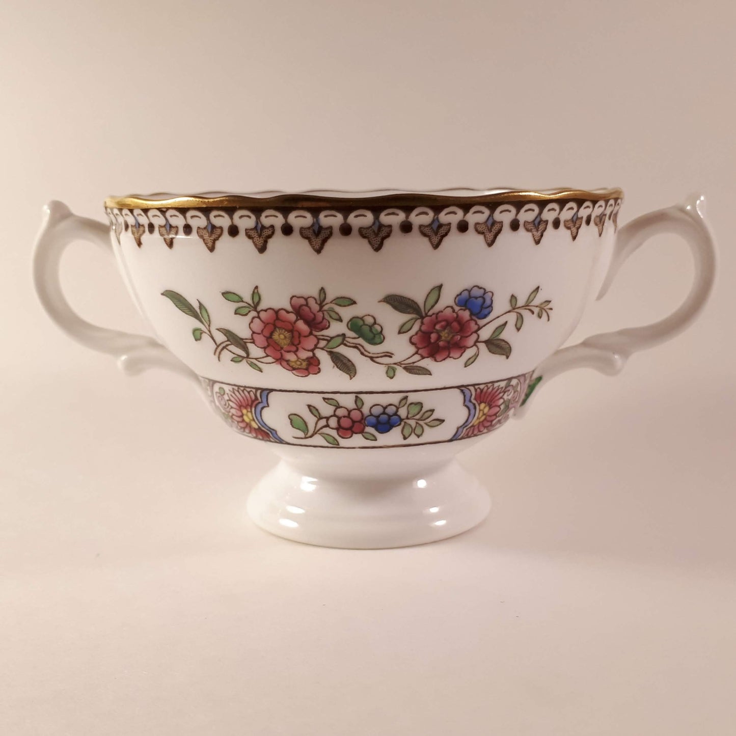 RARE Spode Copeland double handled fine bone china orphaned teacup