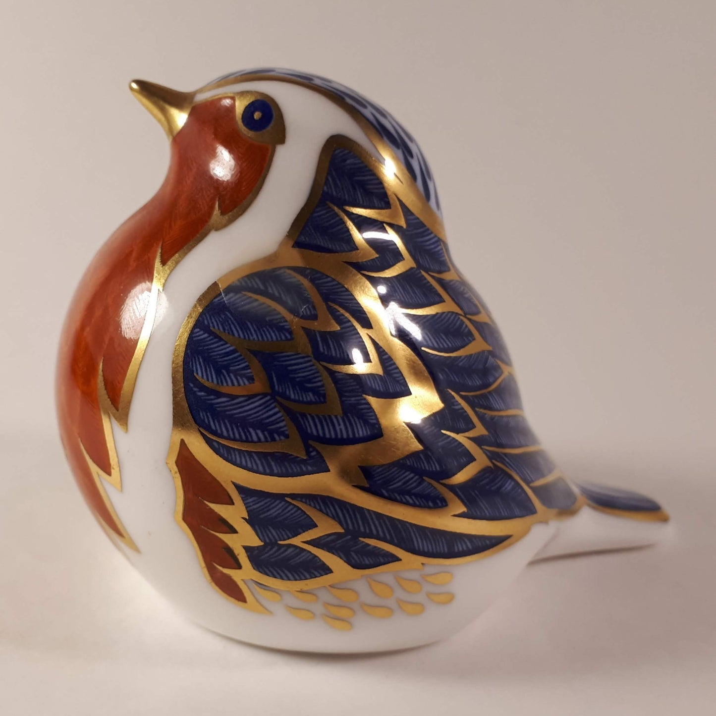 Royal Crown Derby Blue Bird Paperweight with box