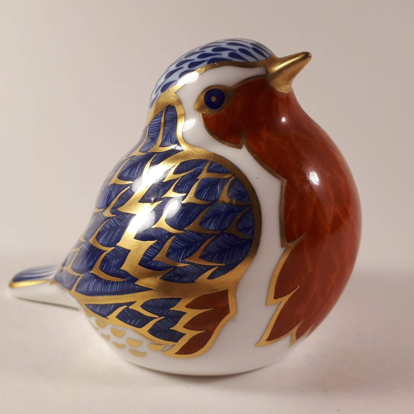 Royal Crown Derby Blue Bird Paperweight with box