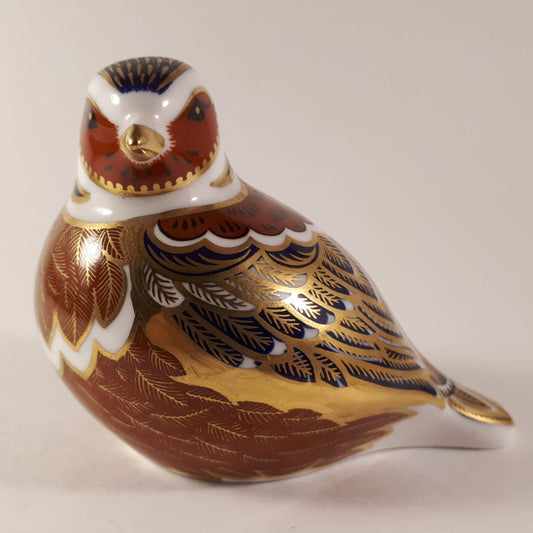 Extremely RARE !!! Authentic Royal Derby red bird paperweight