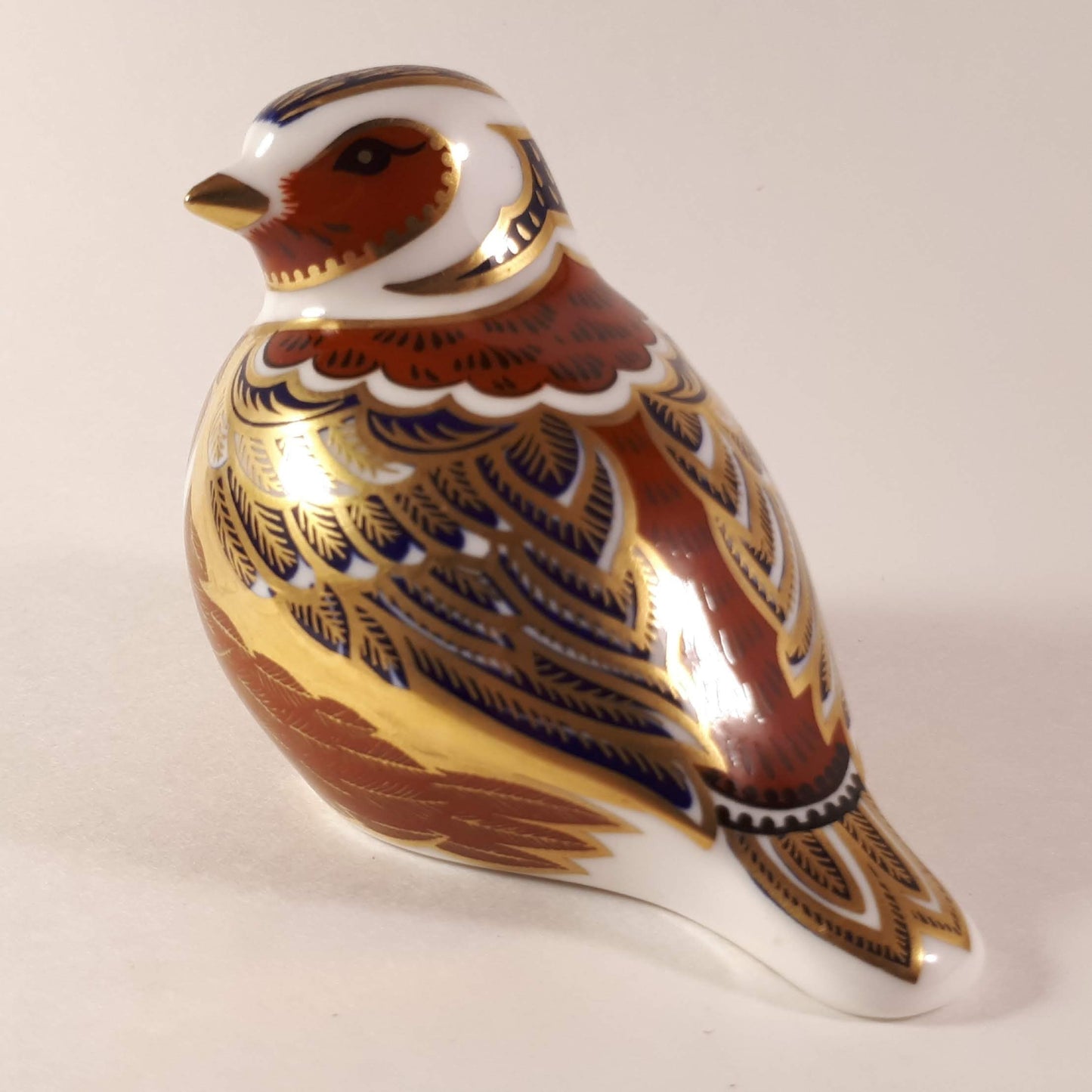 Extremely RARE !!! Authentic Royal Derby red bird paperweight