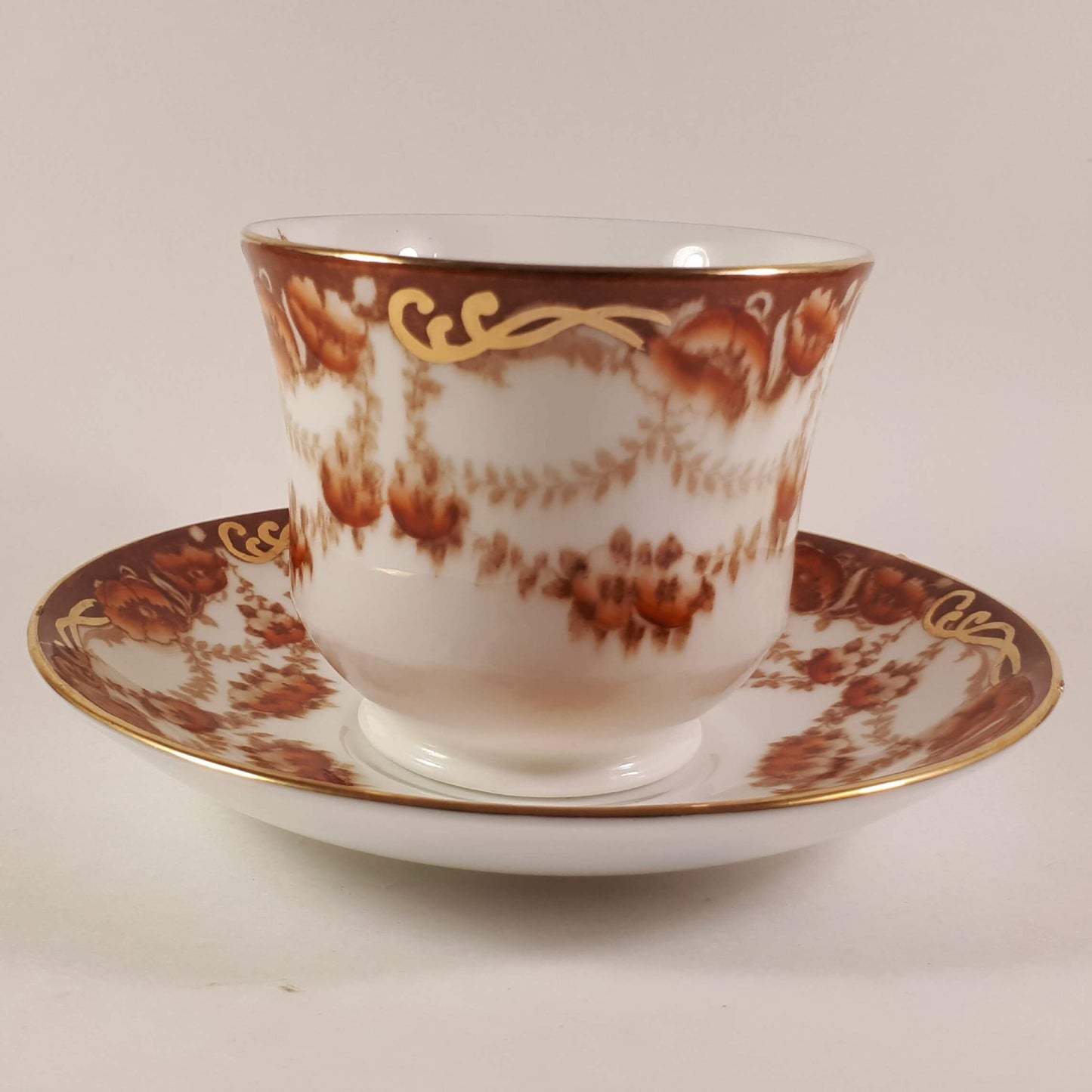 RARE !! Collingwoods 134 bone china cup and saucer set made in England.
