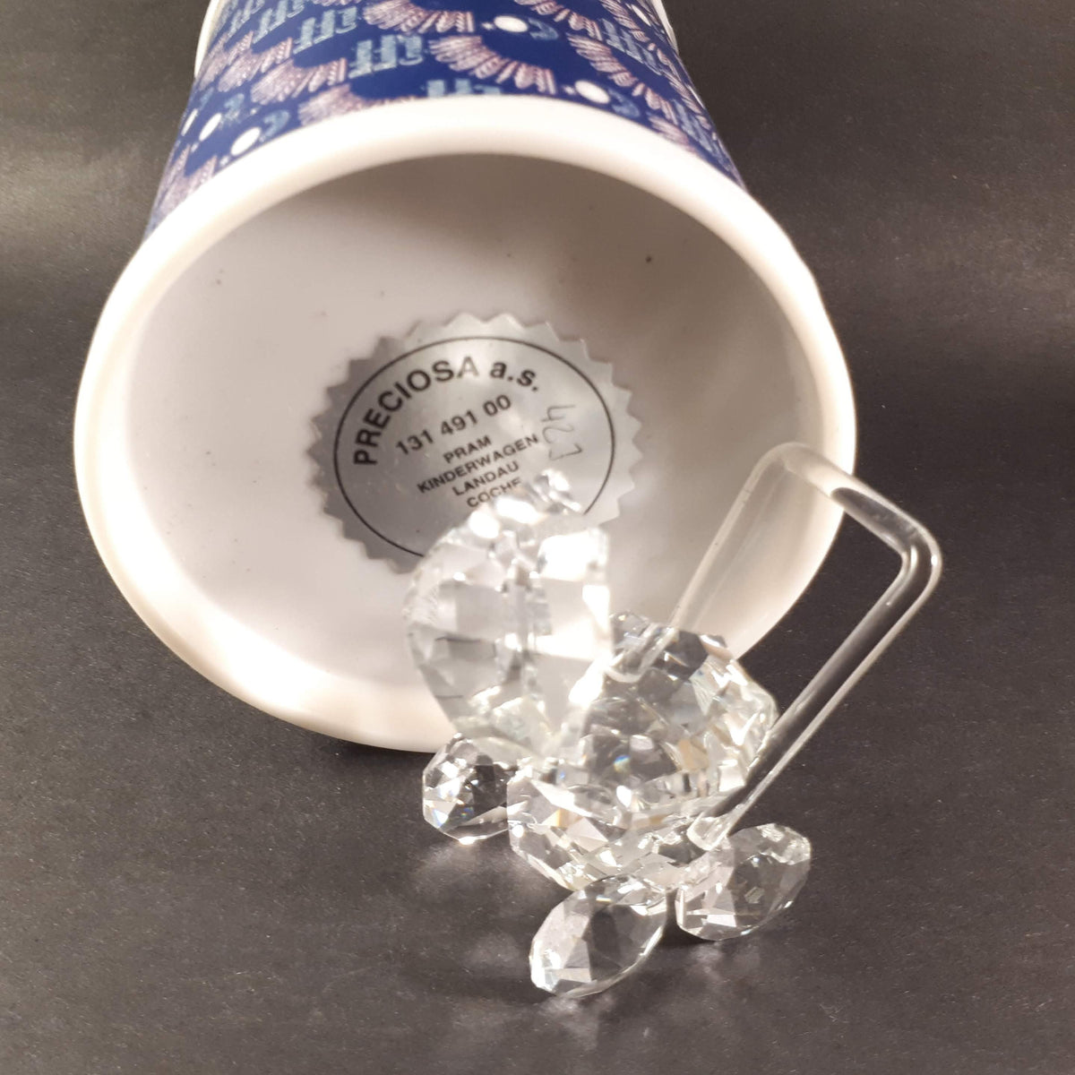 Preciosa Pram Stroller Finest Bohemian Crystal from the Czech Republic