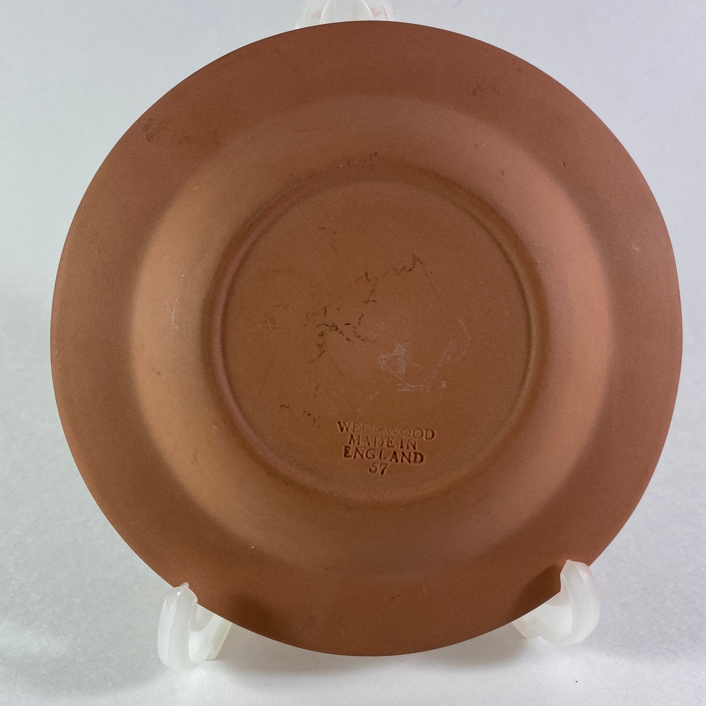 RARE !! Wedgwood jasperware Terra Cotta Ashtray 4.5 inches