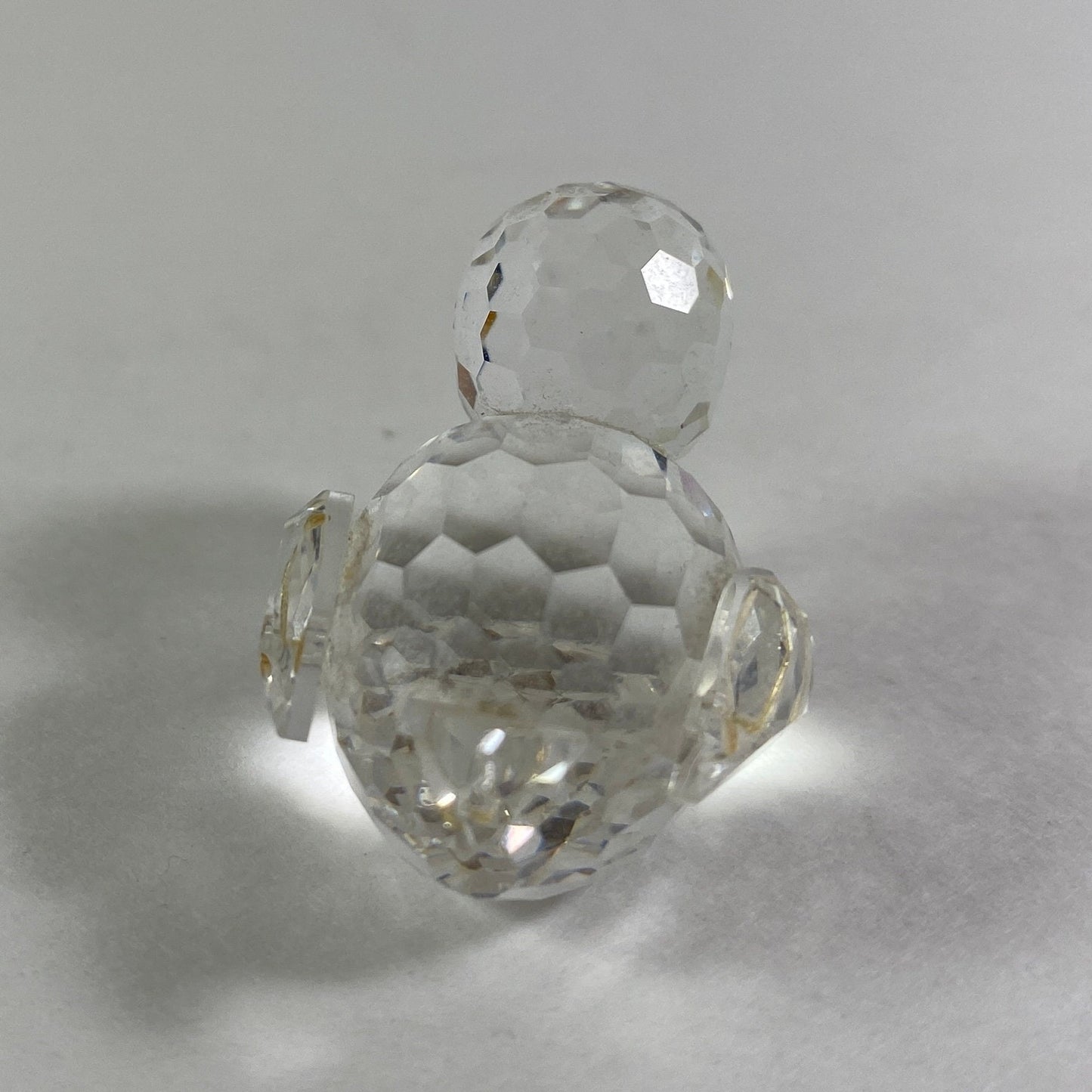 Swarovski two little birds sparkling figurines with display mirror.