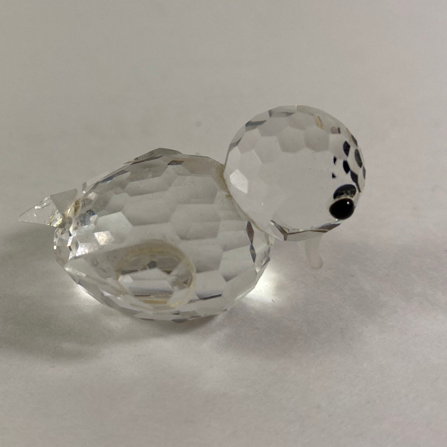 Swarovski two little birds sparkling figurines with display mirror.