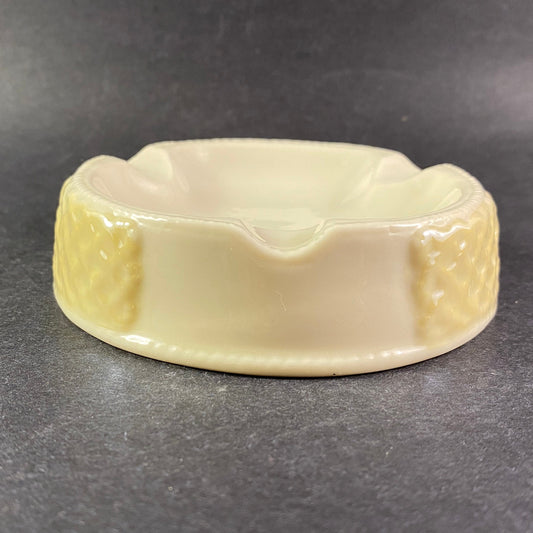 Vintage Belleek basket weave design Ashtray