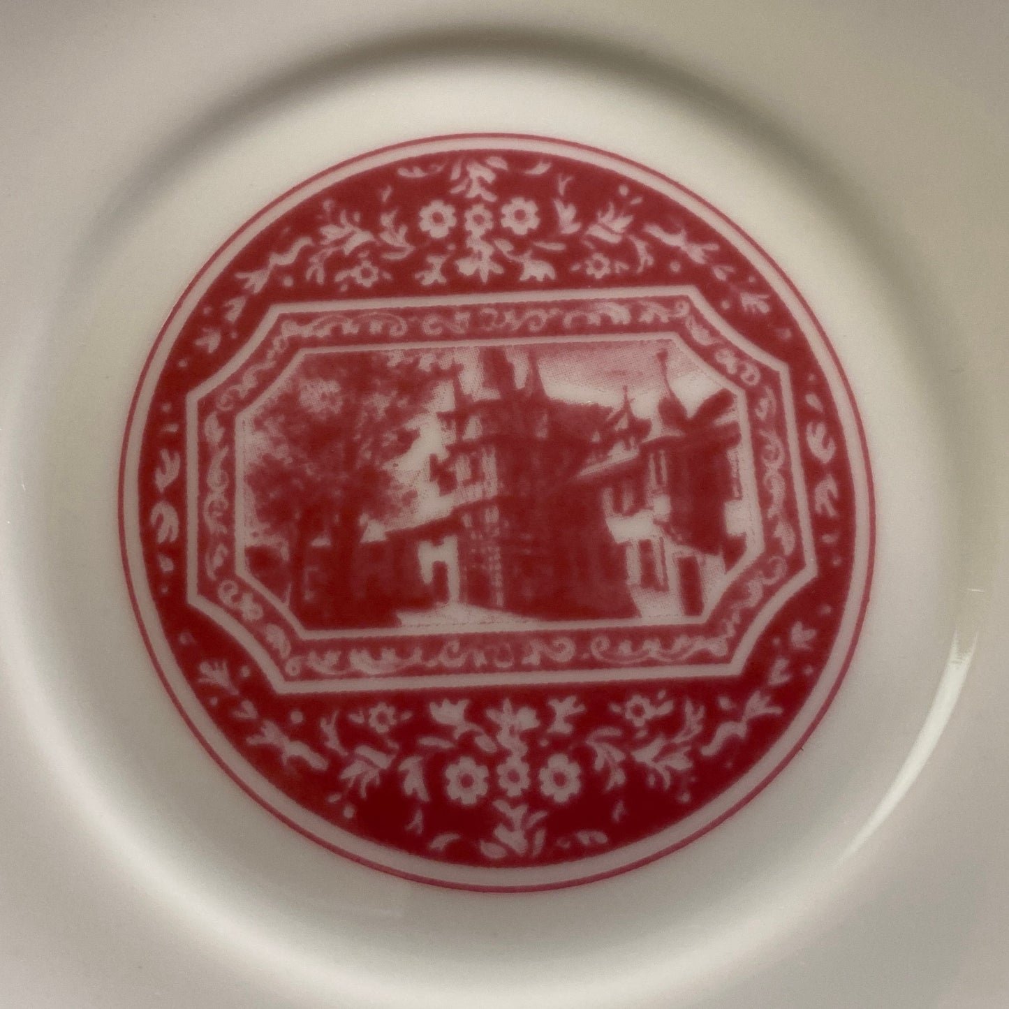 Villeroy Boch Coffee Cup Sets Ceramic Red White Heinrich Porcelain Germany -6 available