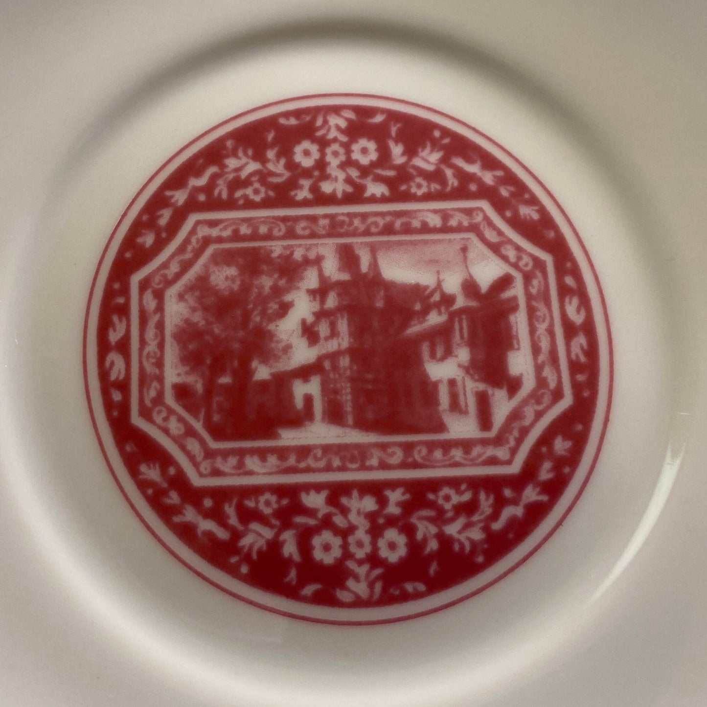 Villeroy Boch Coffee Cup Sets Ceramic Red White Heinrich Porcelain Germany -6 available