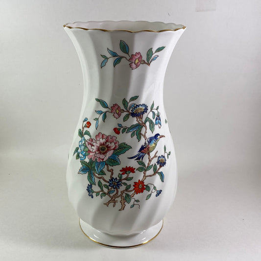 RARE Aynsley Pembroke twirl design large 9" vase