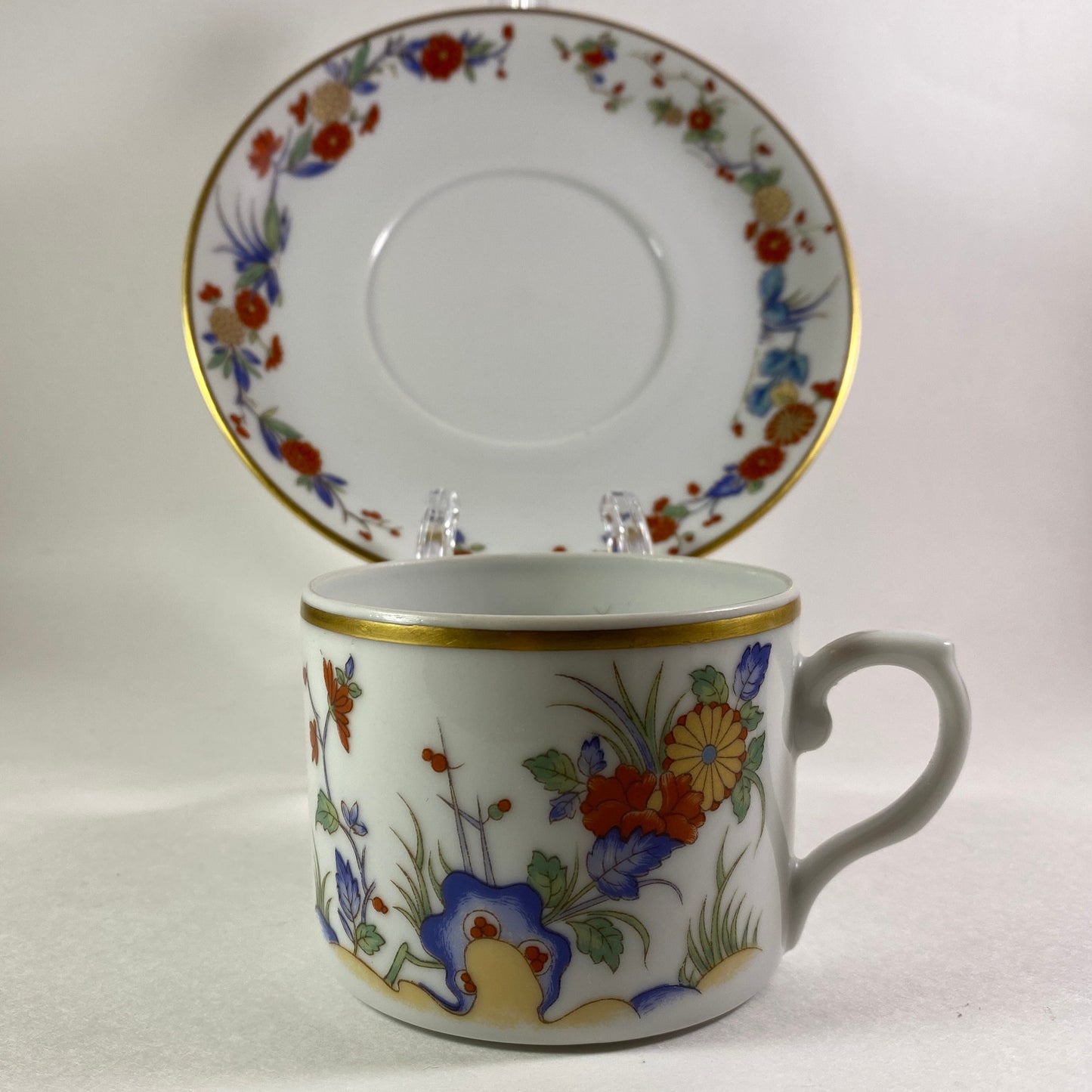 RARE !! Vista Alegre Portuguese fine china teacup and saucer